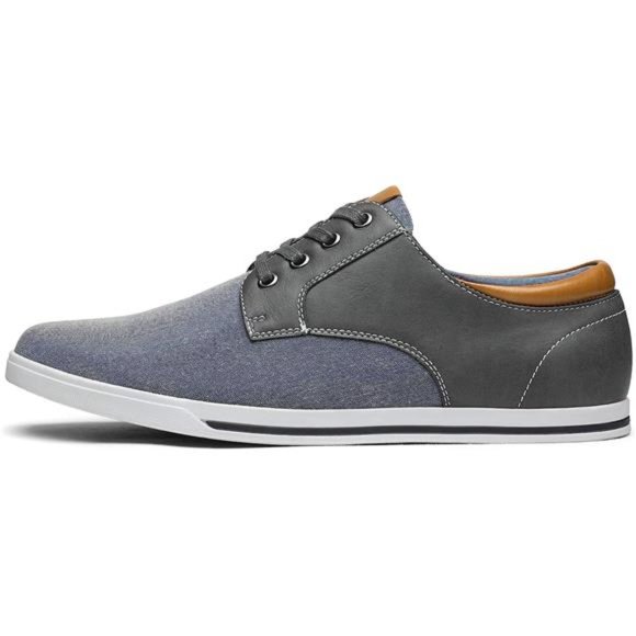 Men\'s Rivera Oxfords Shoes Sneakers (Grey) (Brand New) main image 4